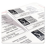 Clean Edge Business Cards, Laser, 2 X 3.5, White, 200 Cards, 10 Cards/sheet, 20 Sheets/pack
