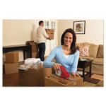 3850 Heavy-Duty Packaging Tape With Dp300 Dispenser, 3" Core, 1.88" X 54.6 Yds, Clear, 6/pack