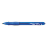 Glide Bold Ballpoint Pen, Retractable, Bold 1.6 Mm, Blue Ink, Translucent Blue Barrel, Dozen