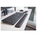 Gel Wrist Rest for Keyboards, 19 x 2, Black
