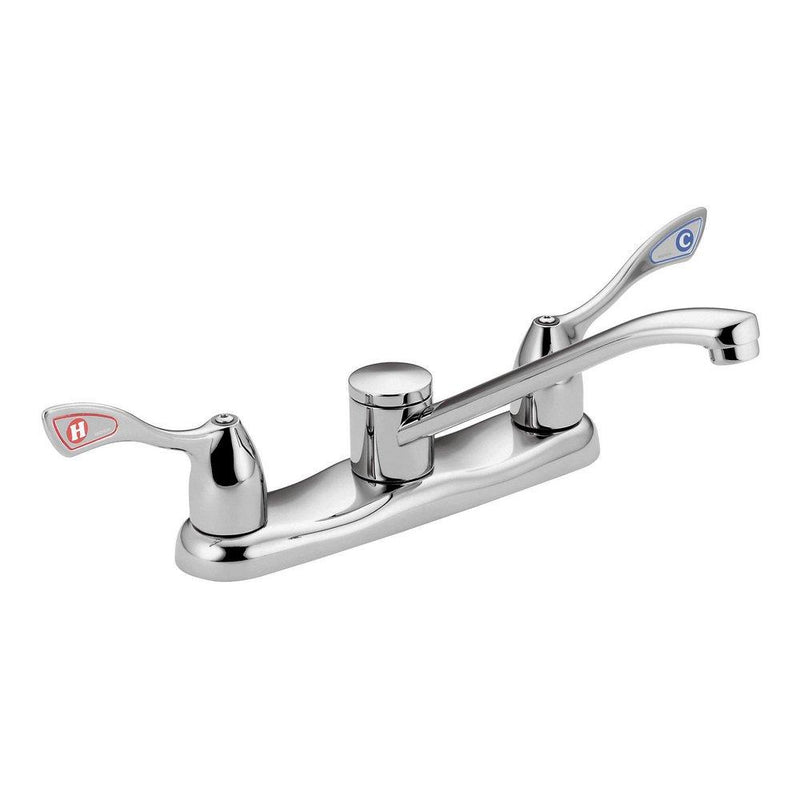 M-Bition Two Handle Kitchen Faucet in Chrome Plated