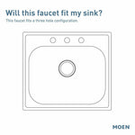 M-Bition Two Handle Kitchen Faucet in Chrome Plated