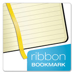 Idea Collective Journal with Elastic Closure, 1-Subject, Wide/Legal Rule, Black Hardcover, (120) 8.25 x 5 Sheets