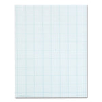 Cross Section Pads, Cross-Section Quadrille Rule (10 Sq/in, 1 Sq/in), 50 White 8.5 X 11 Sheets