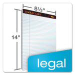 Docket Gold Ruled Perforated Pads, Wide/legal Rule, 50 White 8.5 X 14 Sheets, 12/pack