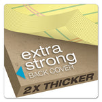 Docket Gold Ruled Perforated Pads, Wide/legal Rule, 50 Canary-Yellow 8.5 X 14 Sheets, 12/pack