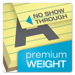 Docket Gold Ruled Perforated Pads, Wide/legal Rule, 50 Canary-Yellow 8.5 X 14 Sheets, 12/pack