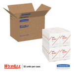 X50 Cloths, 1/4 Fold, 12.5 x 10, White, 26/Pack, 32 Packs/Carton