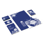 Color Cardstock, 65 lb Cover Weight, 8.5 x 11, Blast-Off Blue, 250/Pack