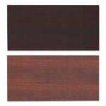 Reversible Laminate Table Top, Rectangular, 59.38w X 29.5,medium Cherry/mahogany