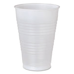 High-Impact Polystyrene Cold Cups, 16 oz, Plastic, Translucent, 50/Pack