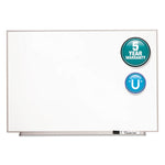 Matrix Magnetic Boards, 34" x 23", White Surface, Satin Aluminum Frame