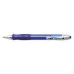 Velocity Easy Glide Ballpoint Pen Value Pack, Retractable, Medium 1 mm, Blue Ink, Translucent Blue Barrel, 36/Pack