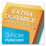 Poly Ring Binder Pockets, 8.5 x 11, Assorted Colors, 5/Pack