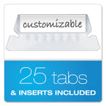 Colored Hanging Folders, Letter Size, 1/5-Cut Tabs, Orange, 25/Box