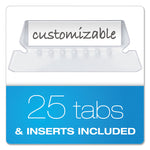 Colored Hanging Folders, Letter Size, 1/5-Cut Tabs, Violet, 25/Box