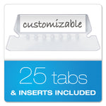 Colored Hanging Folders, Letter Size, 1/5-Cut Tabs, Gray, 25/Box