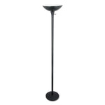 Torchier Floor Lamp, 12.5w x 12.5d x 72h, Matte Black