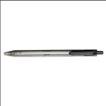 InkJoy 100 RT Ballpoint Pen, Retractable, Medium 1 mm, Black Ink, Smoke/Black Barrel, 20/Pack
