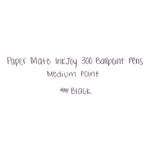 InkJoy 300 RT Ballpoint Pen, Retractable, Medium 1 mm, Black Ink, Black Barrel, Dozen