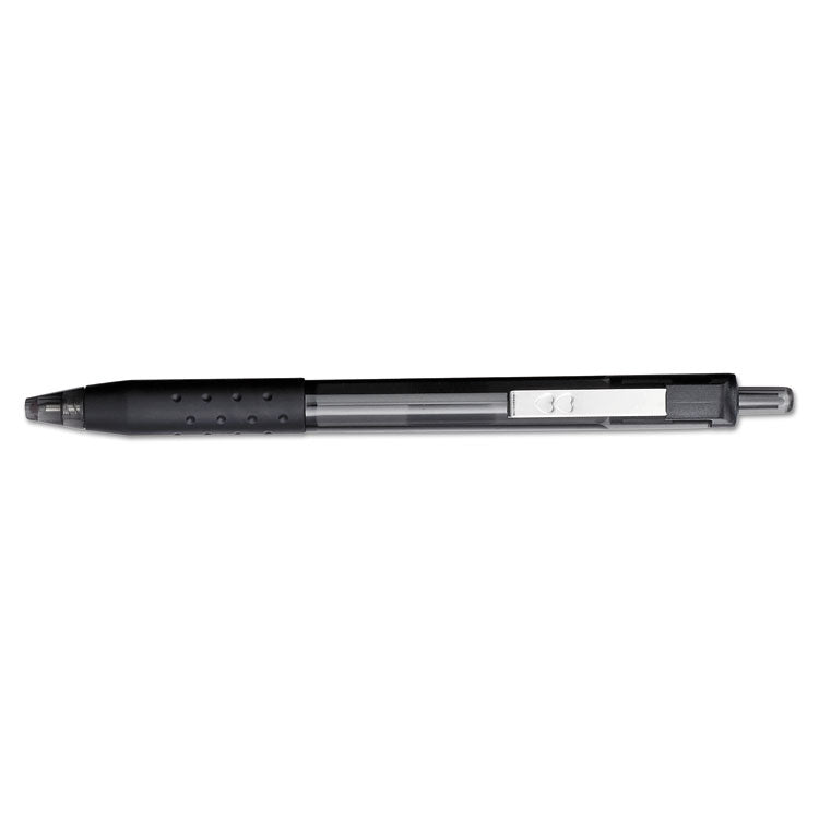 InkJoy 300 RT Ballpoint Pen, Retractable, Medium 1 mm, Black Ink, Black Barrel, 24/Pack