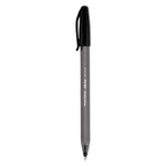 InkJoy 100 Ballpoint Pen, Stick, Medium 1 mm, Black Ink, Smoke/Black Barrel, Dozen