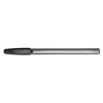 InkJoy 100 Ballpoint Pen, Stick, Medium 1 mm, Black Ink, Smoke/Black Barrel, Dozen