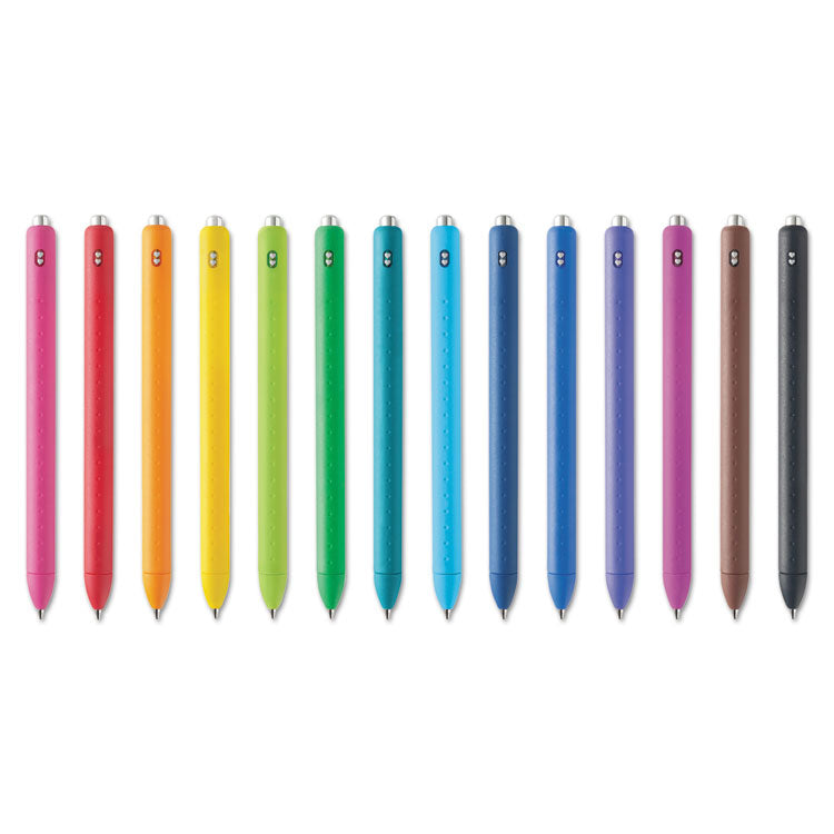 Inkjoy Gel Pen, Retractable, Medium 0.7 Mm, Assorted Ink And Barrel Colors, 14/pack