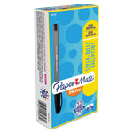 InkJoy 100 Ballpoint Pen, Stick, Medium 1 mm, Black Ink, Smoke/Black Barrel, Dozen