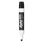 Low-Odor Dry-Erase Marker, Broad Chisel Tip, Black, Dozen