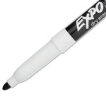 Low-Odor Dry-Erase Marker Value Pack, Fine Bullet Tip, Black, 36/box