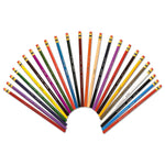 Col-Erase Pencil with Eraser, 0.7 mm, 2B, Assorted Lead and Barrel Colors, 24/Pack