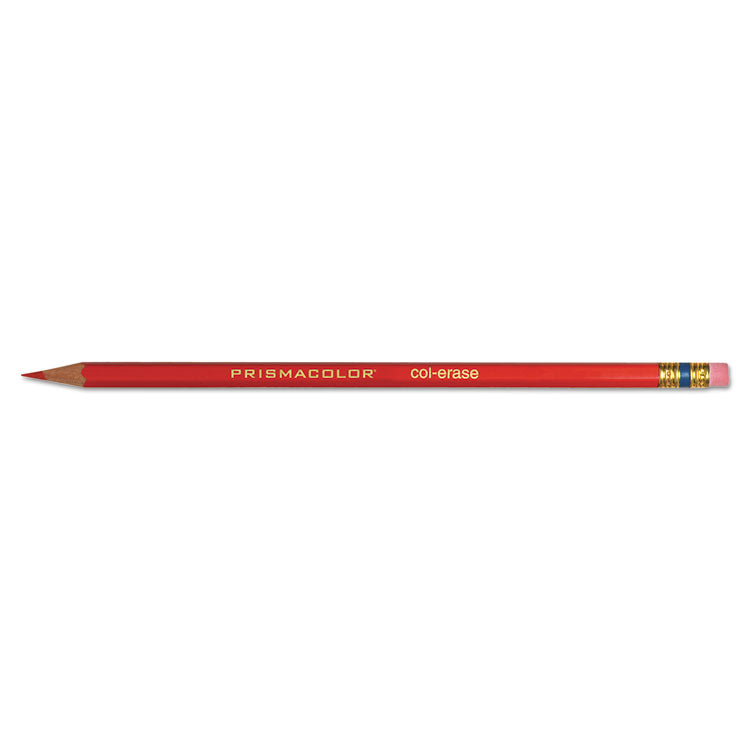 Col-Erase Pencil with Eraser, 0.7 mm, 2B, Assorted Lead and Barrel Colors, 24/Pack