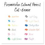 Col-Erase Pencil with Eraser, 0.7 mm, 2B, Assorted Lead and Barrel Colors, 24/Pack