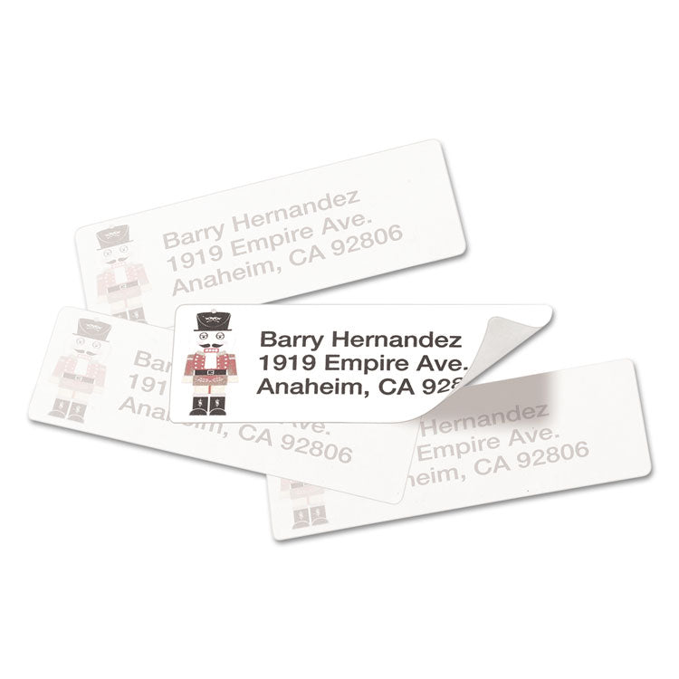 Repositionable Address Labels w/SureFeed, Laser, 1 x 2.63, White, 3000/Box