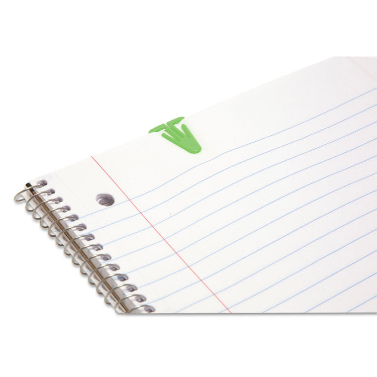 Plastiklips Paper Clips, Small, Smooth, Assorted Colors, 1,000/Box