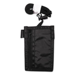 Sicurix Id Neck Pouch, Vertical, 3 X 4 3/4, Black