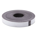 Adhesive-Backed Magnetic Tape, 0.5" x 10 ft, Black