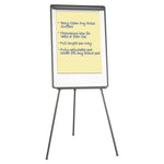 Dry Erase Board with Tripod Easel, 29" x 41", White Surface