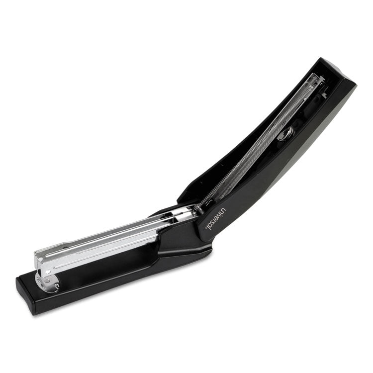 Stand-Up Full Strip Stapler, 20-Sheet Capacity, Black/gray