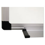 Porcelain Value Dry Erase Board, 48" x 72", White Surface, Satin Aluminum Frame