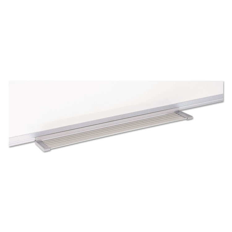 Earth Silver Easy Clean Magnetic Dry Erase Boards, 96" x 48", White Surface, Satin Aluminum Frame