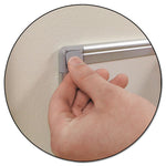 Earth Silver Easy Clean Magnetic Dry Erase Boards, 36" x 24", White Surface, Satin Aluminum Frame