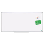 Earth Silver Easy Clean Magnetic Dry Erase Boards, 96" x 48", White Surface, Satin Aluminum Frame