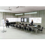 Magnetic Dry Erase Tile Board, 29.5" x 45", White Surface