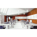 Magnetic Dry Erase Tile Board, 29.5" x 45", White Surface