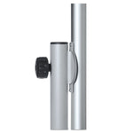 Revolver Easel, Horizontal Orientation, 70.8" x 47.2", White Surface, Satin Aluminum Frame