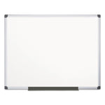Value Lacquered Steel Magnetic Dry Erase Board, 72" x 48", White Surface, Satin Aluminum Frame