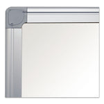 Earth Gold Ultra Magnetic Dry Erase Boards, 36" x 48", White Surface, Satin Aluminum Frame