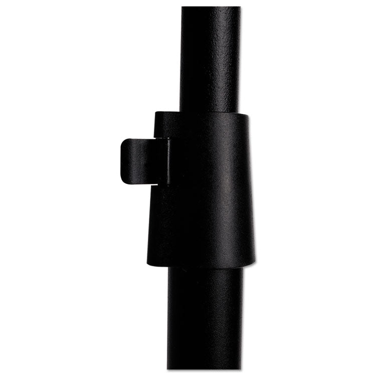 Magnetic Dry Erase Floor Stand Signs, White 25" x 17" Arrow Surface, Black/Silver Frame, 25" x 10" x 38" to 63"